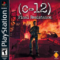 C-12: Final Resisitance & MediEvil PAL Playstation PAL box art